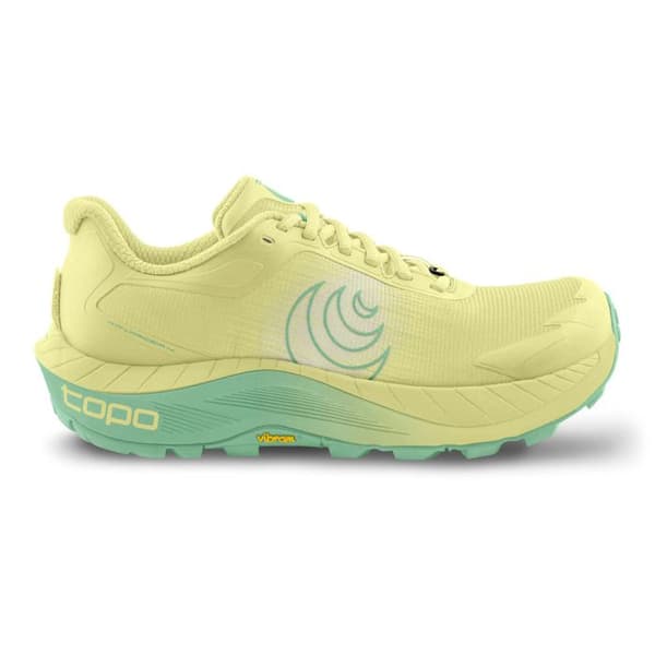 Topo Athletic MTN Racer 4 damtrailskor - gul/grön
