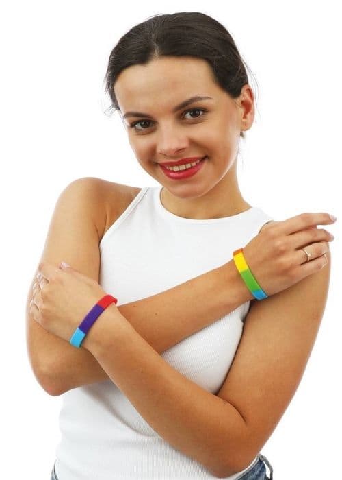 Set med 2 armband - PTIT CLOWN - Pride - Regnbåge - One size - Unisex