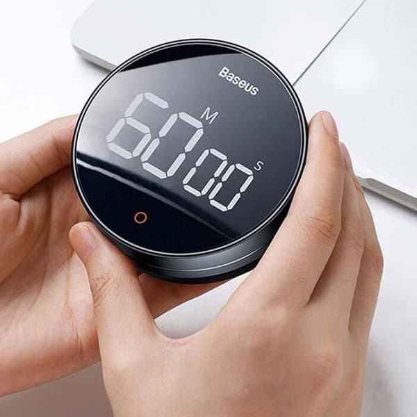 Roterande timer/elektronisk timer -Grey-fmds000013