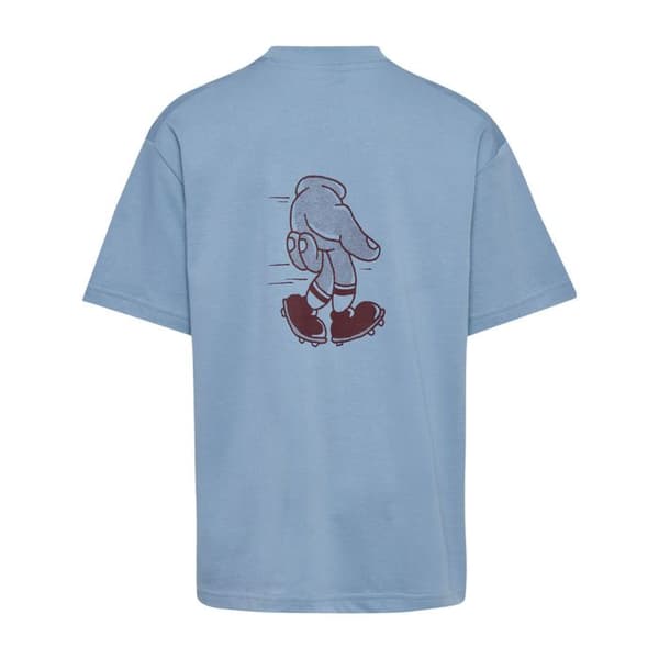 T-shirt barn Hummel Loose Graphic - blekt denim