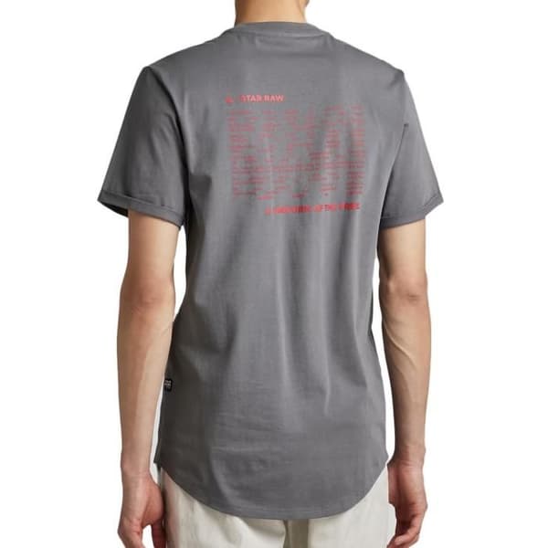 T-shirt Grå Herr G-Star Raw Lash Back