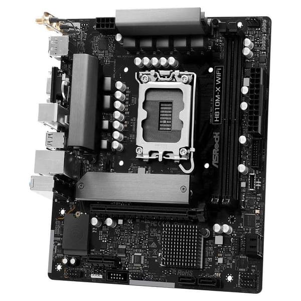 ASRock H810M-X WiFi moderkort (Intel LGA 1851) Micro ATX