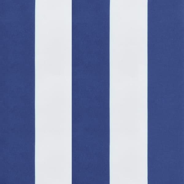 vidaXL Pallkudde Blå-Vit Rand 60x60x8 cm Tyg 361804