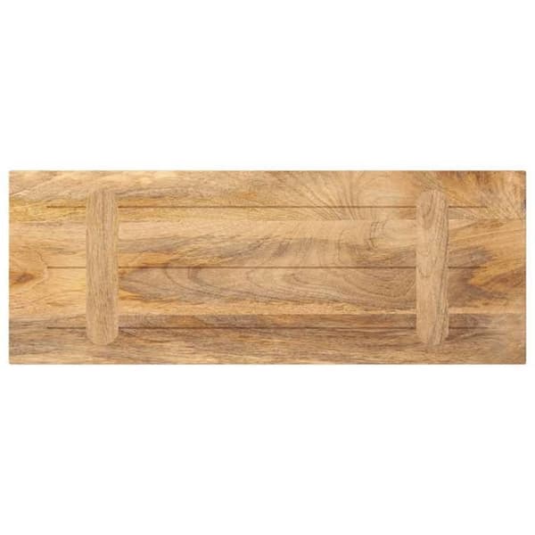 vidaXL Bordsyta 80x40x3,8 cm rektangulär massiv mangoträ 371513