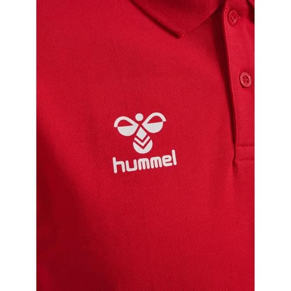 Polo Hummel Go 2.0 Chevron - äkta röd
