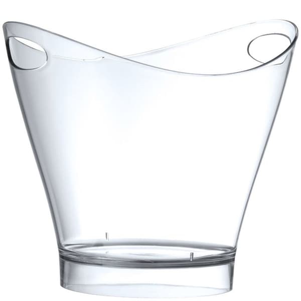 Oval transparent champagnekupa 6 l