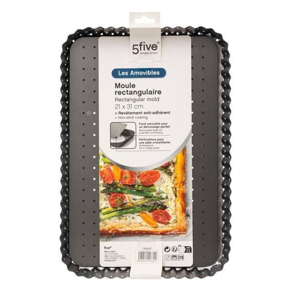 Metallform med perforerad botten 31x21cm - 5 five simply smart