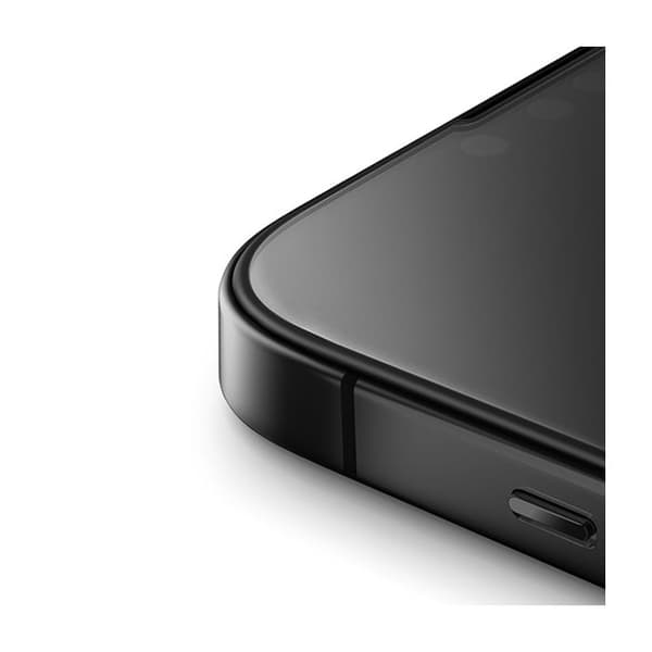 Härdat glas för iPhone 15 UNIQ Matte med applicerare