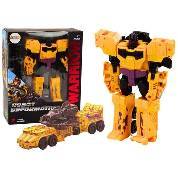 Robot Tanks Armé 2 i 1 Transformbar X Krigare Gul