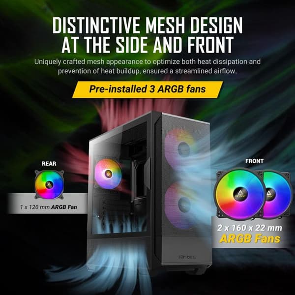 ANTEC NX416L Svart