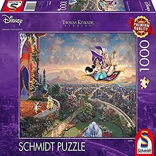Pussel 1000 bitar: Thomas Kinkade: Aladdin, Disney