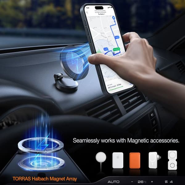 Coque Torras Pstand för iPhone 17 - Klar