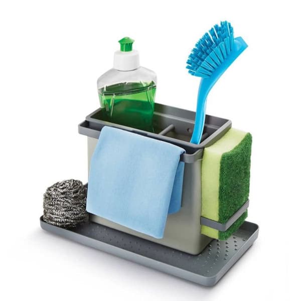 Diskbänksarrangör - METALTEX - Tidy-Tex - Modulbricka - Grå - Plast