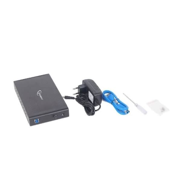 HDD-kapsling - GEMBIRD - EE3-U3S-3 - Svart - 3.5'' - USB Typ B
