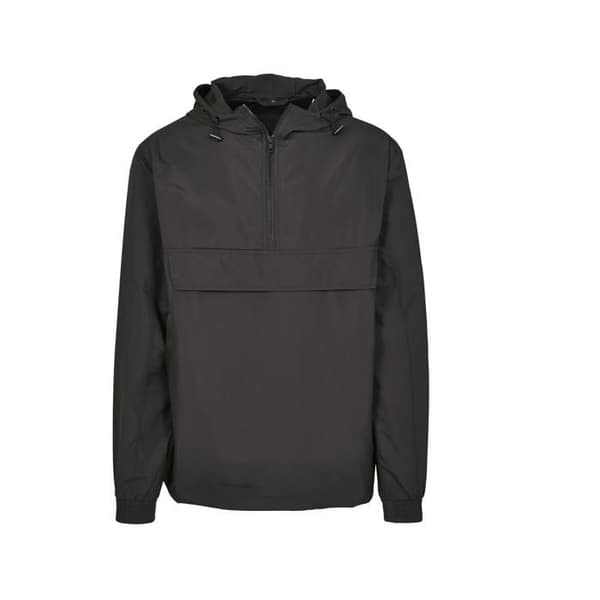 Vindjacka 1/4 zip Build Your Brand Basic - svart