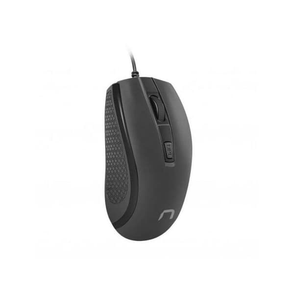 Souris - Natec - HOOPOE 2 - Kable - 1600 dpi - Svart