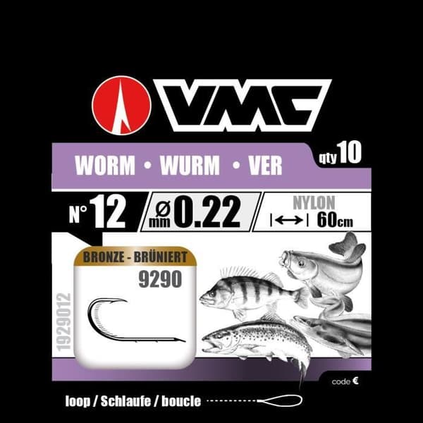 Hameçon VMC Geb.SP.Wurm BR - brons - 8