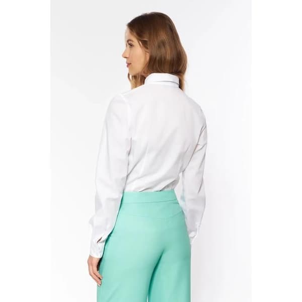 Blus med volanger dam Nife
