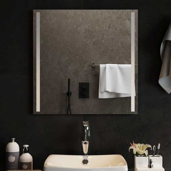 vidaXL LED Badrumsspegel 60x60 cm