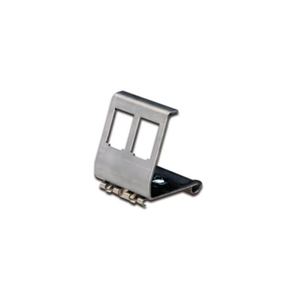 Din Rail Adapter - DIGITUS - 2 Keystone moduler - Vit - Interiör - 9 mm