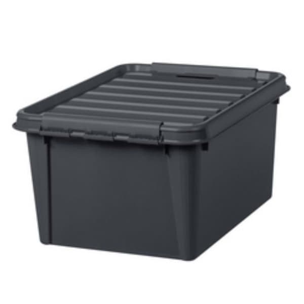 Förvaringslåda - SMARTSTORE - Återvunnen - 47 L - Polypropen - Taupe