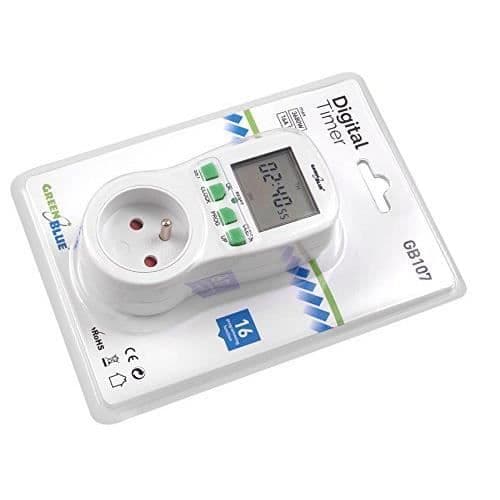 GreenBlue GB107 digital programmeringstimer - 16 program