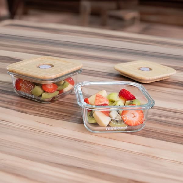 Hermetiska Glas 210ml Set 2 Ecosquare Chick