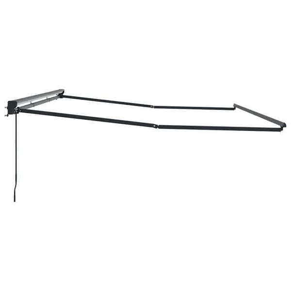 vidaXL Justerbart Markisram Antracit 4,5 × 3 m Stål 42002529