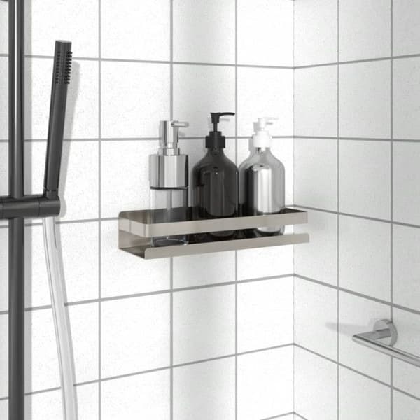 Duschhylla 30x10x6 cm borstat rostfritt stål 304