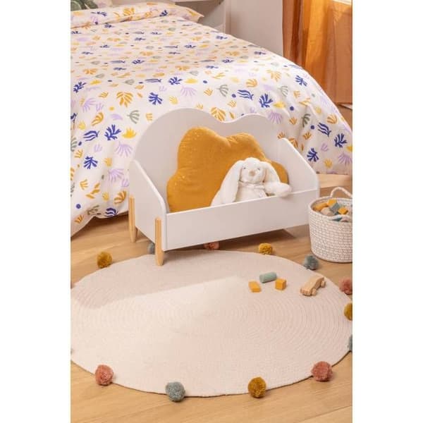 Coffre Douceur vit 61x44,2cm - Atmosphera Inredningsdesigner