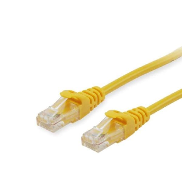 Patchkabel UTP Cat 6A - Utrustning - 0,15 m - Gul - 500 MHz - PoE/PoE+
