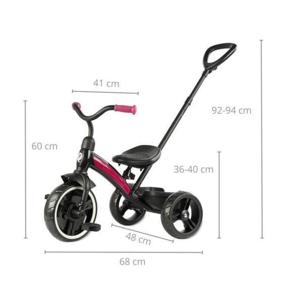 Trehjulig Elite Plus Rosé