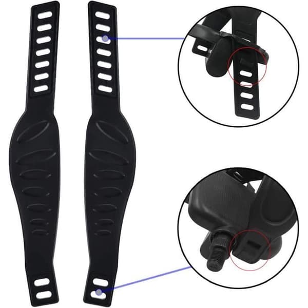 Justerbara pedalremmar - Set med 4 delar