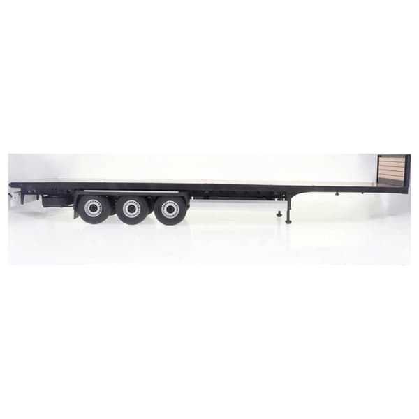 Solid svart transportsläp 1:24 – Modell av bil