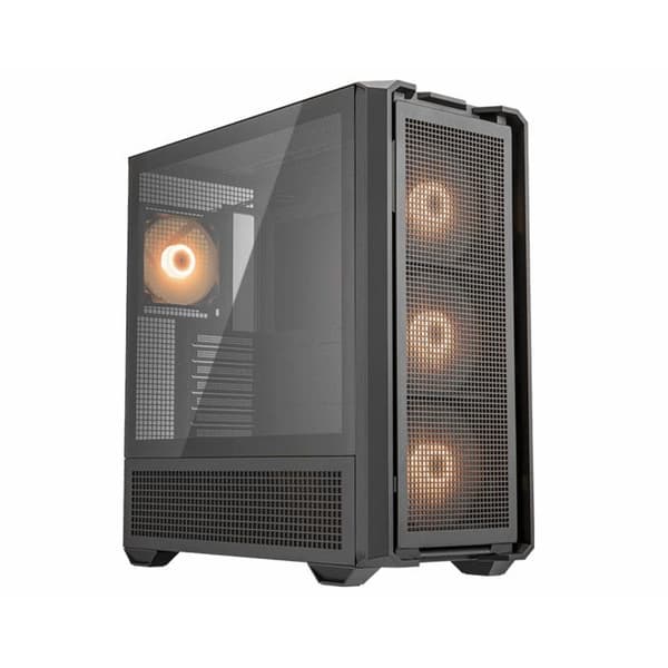 PC-chassi - COUGAR - MX600 - Härdat glaspaneler - ARGB-fläktar - USB-C Gen2