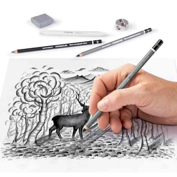 Charcoal Design Journey Ritning/Charcoal Kit