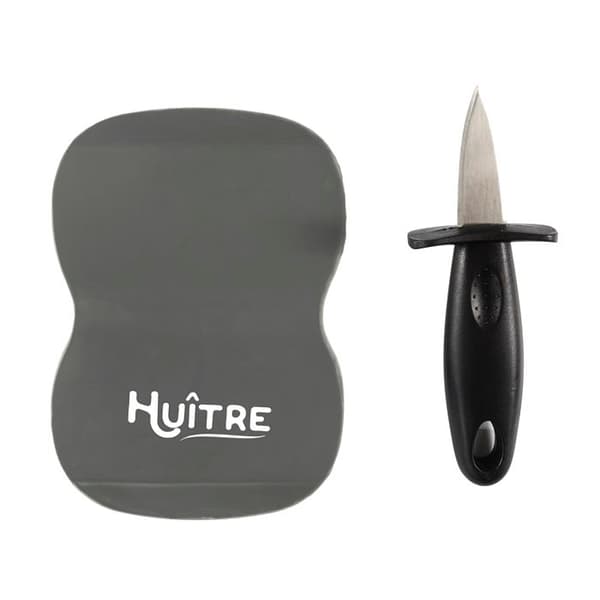 Ostronkniv - Cook Concept - Silikonstöd - Blå och Vit