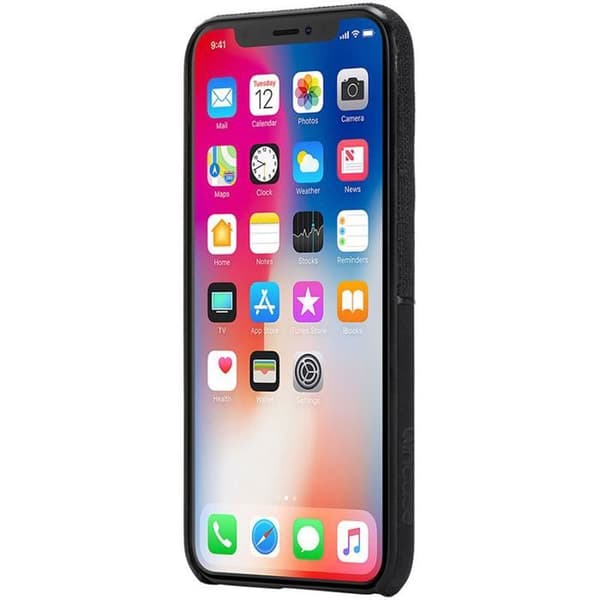 Incase Textured Snap Case - Texturerat skyddsfodral för Apple iPhone Xs Max, Svart