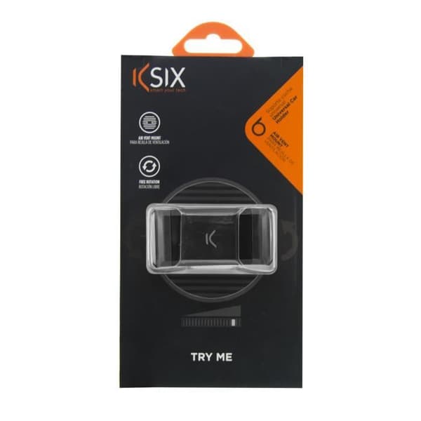 Bilstativ - KSIX - 360° - Svart - Universell - För smartphone