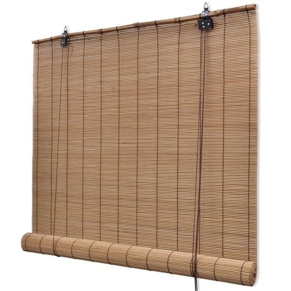 vidaXL Bambu Rullgardin 80 x 220 cm Brun