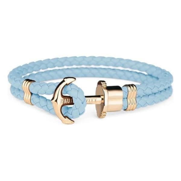 Armband - Paul Hewitt - PH-PH-L-G-NI - Blå - Läder - 20-21 cm