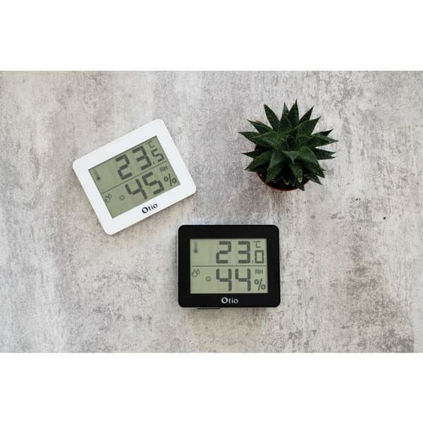 Termometer - OTIO - 936062 - Inomhus/Utomhus - Svart