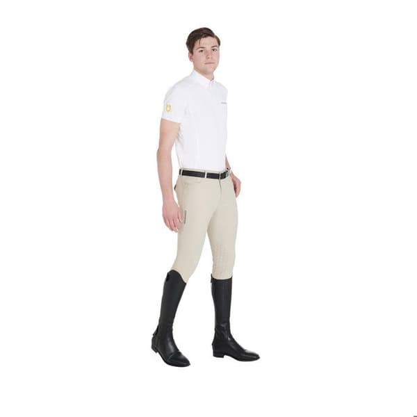 Tävling ridbyxor mid grip Equestro Caspar Light