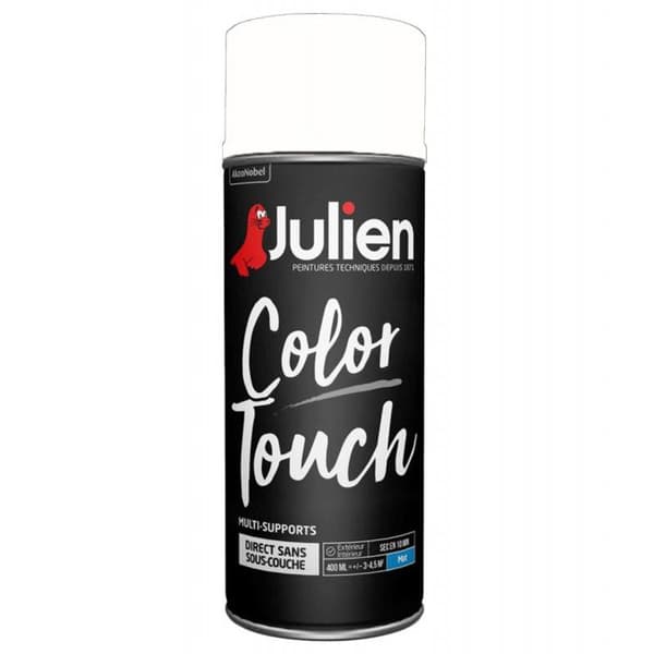 Julien satin snövit sprayfärg 400ml