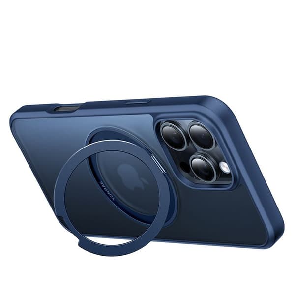 Coque Torras Ostand Pro MagSafe-serien för iPhone 16 Pro Max - Marinblå
