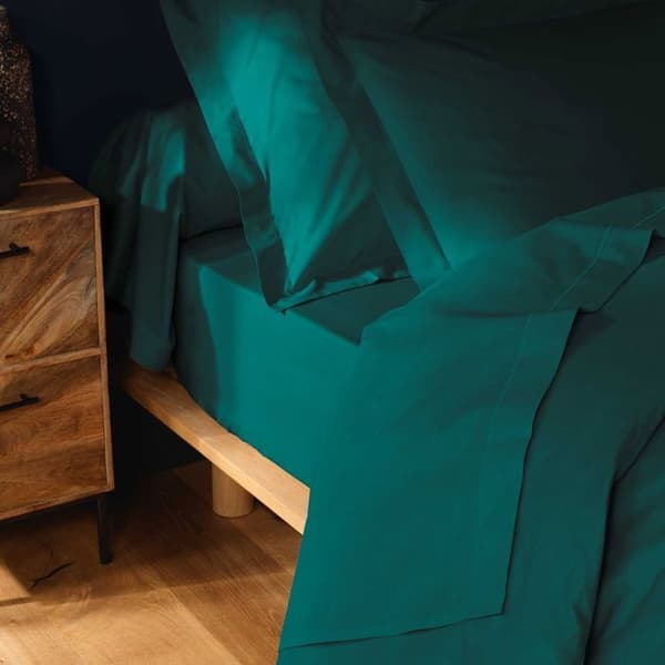 Fyrkantigt örngott 63x63 cm - 100% bomull - Emerald