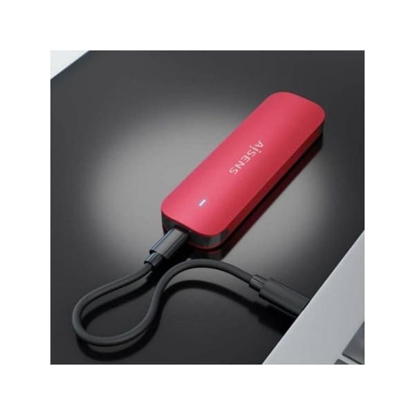 Hårddiskfodral - Aisens - ASM2-027RED - USB 3.0 - 2.5" - Röd