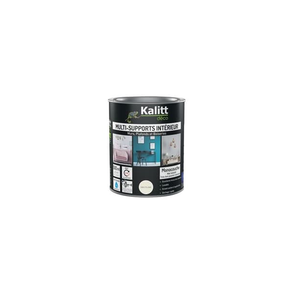 Akrylfärg Multi-underlag Matt 0,5 L Grå Fjäder - Kalitt Deco