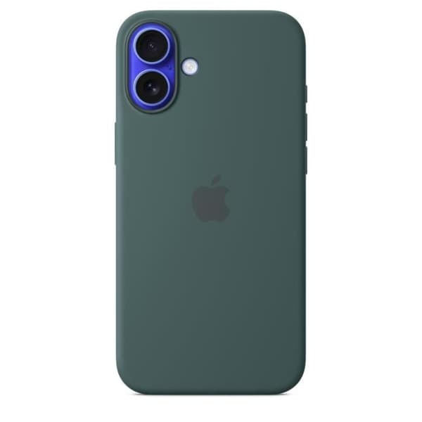 APPLE iPhone 16 Plus - Silikonskal med MagSafe - Sjögrön