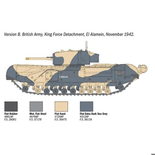 Maquette stridsvagn : CHURCHILL MK III
